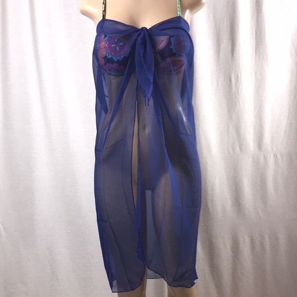 Zuliana long sarong made in USA - Picture 3 of 4